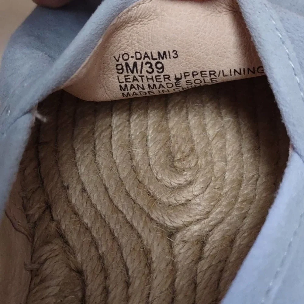 Vince Camuto Chambray Suede Espadrilles Sandals - Picture 8 of 14